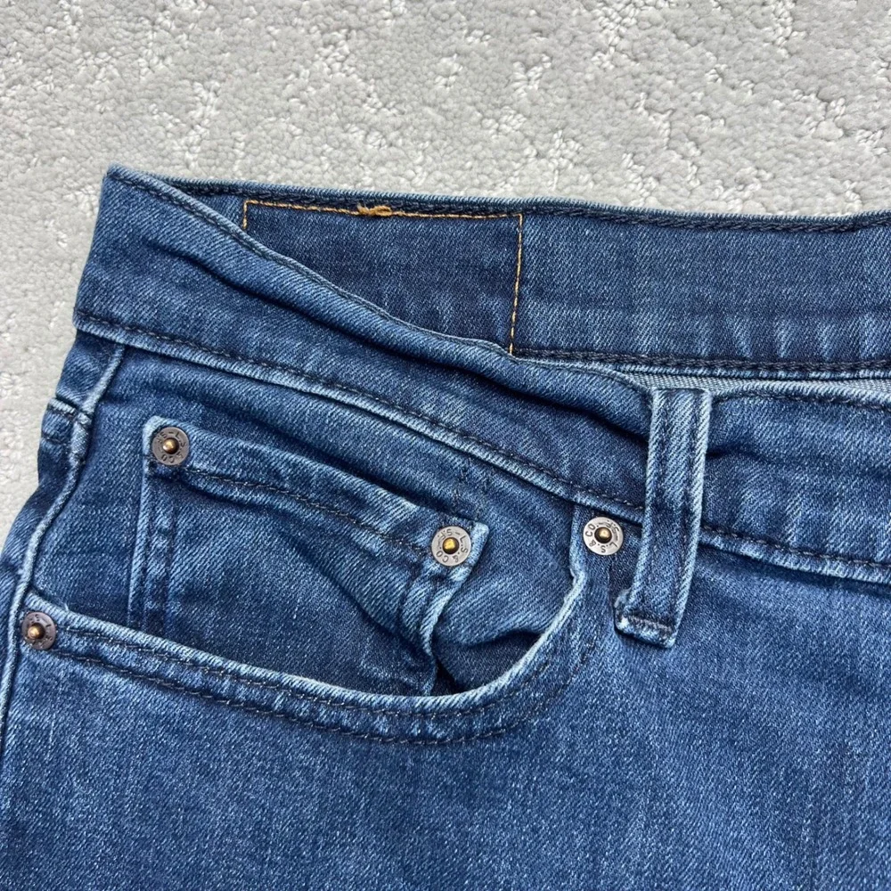 Levis 502 Jeans 33x30(34x28) Regular Taper Blue Denim Stretch All Seasons Tech